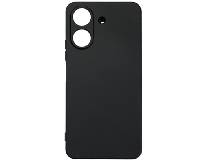 Чохол-силікон Getman Liquid Silk Full Camera Xiaomi Redmi 13C/Poco C65, чорний