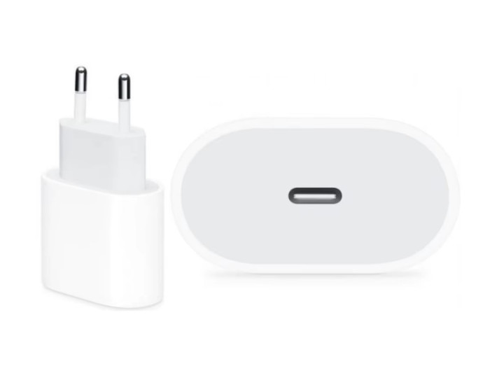 Сетевое зарядное устройство 20W USB-C (A1692/A2347) белый