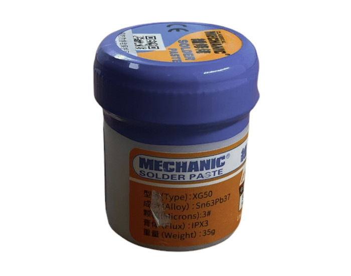 Паяльна паста BGA Mechanic Sn63/Pb37 XG-50 35гр