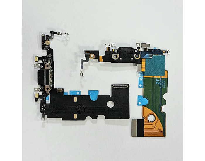 Шлейф для iPhone 8/SE 2020/SE 2022, коннектора зарядки с микрофоном, черный