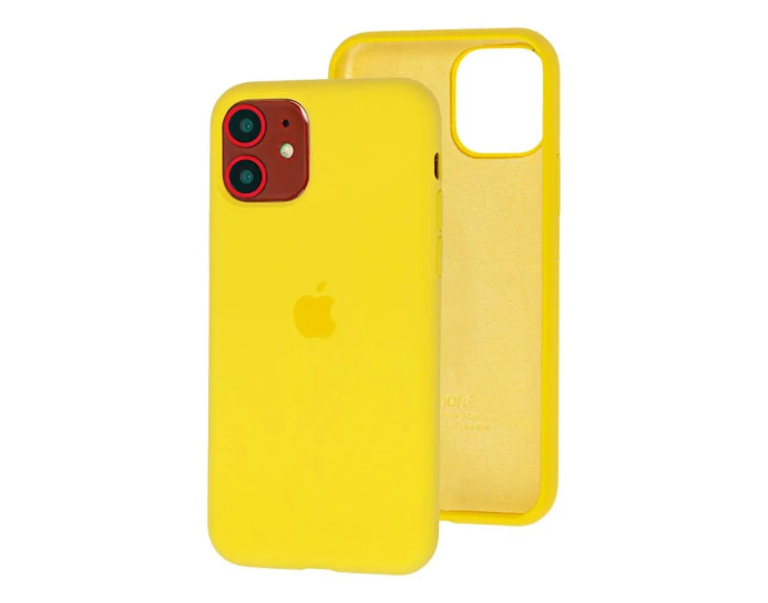 Чехол-силикон оригинал Soft Matte Full Camera iPhone 11, Yellow