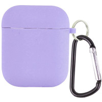 Чехол для AirPods Full Soft Matte Microfiber, Lilac (Класс А)