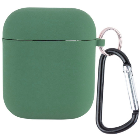 Чехол для AirPods Full Soft Matte Microfiber, Pine Green