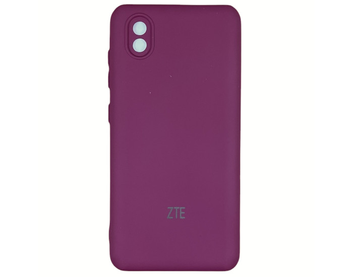 Чохол-силікон Full Camera My Color Soft Case ZTE Blade A3 2020 марсала