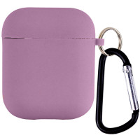 Чехол для AirPods Full Soft Matte Microfiber, Purple (Класс А)
