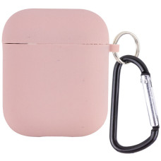 Чехол для AirPods Full Soft Matte Microfiber, Pink Sand (Класс B)