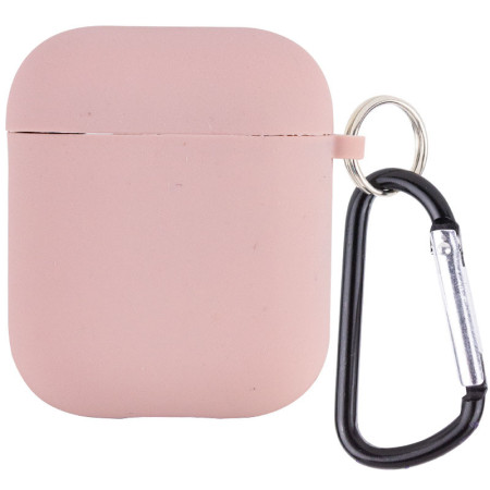 Чехол для AirPods Full Soft Matte Microfiber, Pink Sand (Класс B)