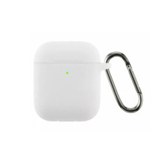 Чехол для AirPods Full Soft Matte Microfiber, White (Класс C)