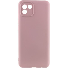 Чехол-силикон Silicone Cover Lakshmi Full Camera Samsung A03/A035, розовый песок