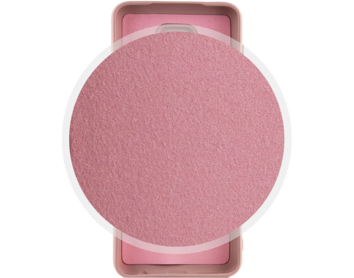 Чохол-силікон Silicone Cover Lakshmi Full Camera Samsung A03/A035, Рожевий пісок