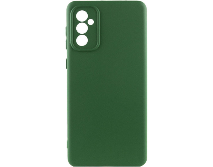 Чохол-силікон Silicone Lakshmi Full Camera Samsung A35 (Зелений / Dark Green)