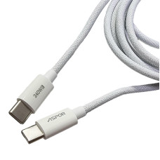 Кабель USB-C Aspor A013 PD Fast Charge Type-C to Type-C (240W/2m) белый