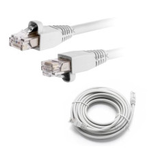 LAN кабель для интернета CAT-6e cheap (10м), серый