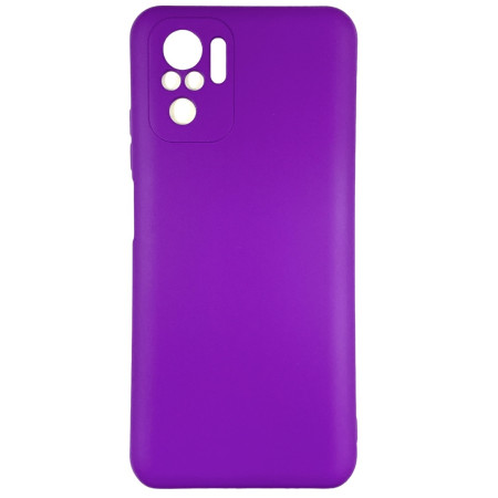 Чехол-силикон оригинал Full Soft Matte Xiaomi Redmi Note 10 / Note 10S / Poco M5s- бузковий