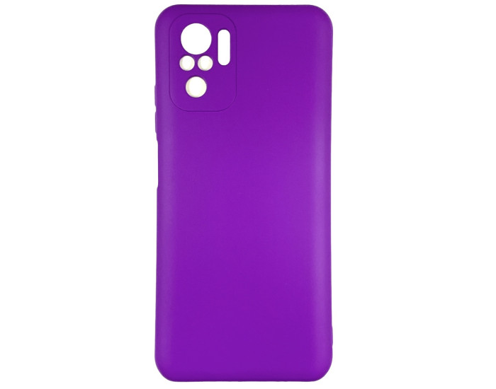 Чехол-силикон оригинал Full Soft Matte Xiaomi Redmi Note 10 / Note 10S / Poco M5s- бузковий