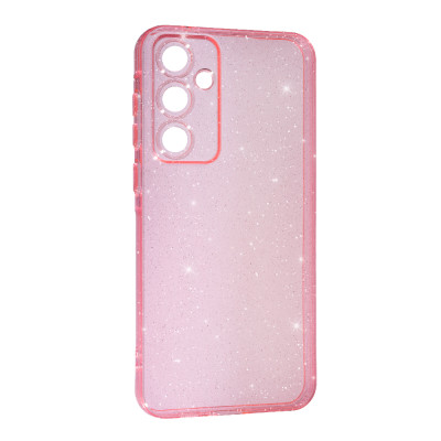 Чехол-силикон Clear Shine Samsung S24 Plus / Samsung S25 Plus розовый