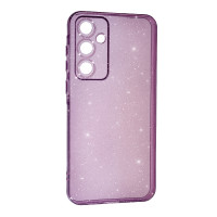 Чохол-силікон Clear Shine Samsung S24 Plus / Samsung S25 Plus фіолетовий