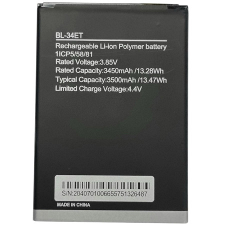 Аккумулятор Tecno BL-34ET Tecno POP 3 (BB2) (1ICP5/58/81) 3500 mAh
