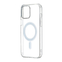 Чехол-силикон Space Magnetic Wireless Charge iPhone 13 Pro Прозрачный
