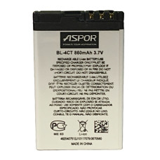 Акумулятор Nokia Aspor BL-4CT 2720, 5310, 5630, 6600, 6700s, 7210, 7230, 7310, X3-00, 850 mAh