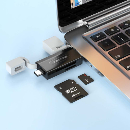 Кабель USB Borofone DH9 Wisdom 2-in-1 USB/Type-C 2.0