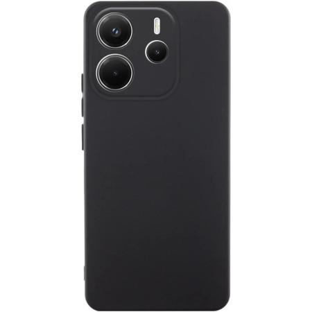 Чехол-силикон Getman Liquid Silk Full Camera Xiaomi Redmi Note 14 4G, чорний