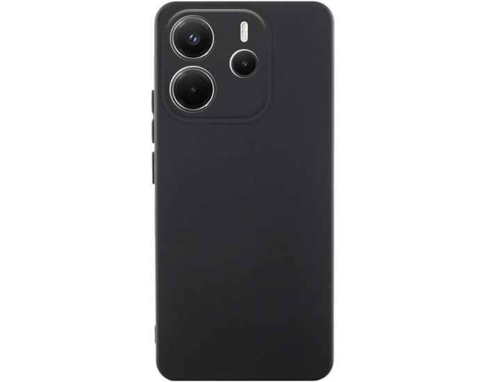 Чохол-силікон Getman Liquid Silk Full Camera Xiaomi Redmi Note 14 4G, чорний