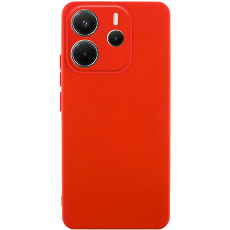 Чехол-силикон Getman Liquid Silk Full Camera Xiaomi Redmi Note 14 4G, красный