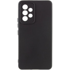 Чехол-силикон GETMAN Liquid Silk Full Camera для Samsung A73 5G, Черный
