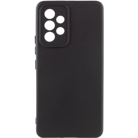 Чехол-силикон GETMAN Liquid Silk Full Camera для Samsung A73 5G, Черный