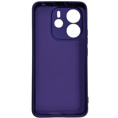 Чехол-силикон Getman Liquid Silk Full Camera Xiaomi Redmi Note 14 4G, темно-фиолетовый