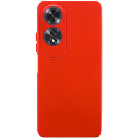 Чехол-силикон GETMAN Liquid Silk Full Camera для Oppo A60 4G, Красный