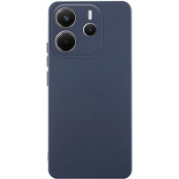 Чехол-силикон Getman Liquid Silk Full Camera Xiaomi Redmi Note 14 4G, темно-синий