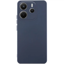 Чехол-силикон Getman Liquid Silk Full Camera Xiaomi Redmi Note 14 4G, темно-синий