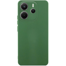 Чехол-силикон Getman Liquid Silk Full Camera Xiaomi Redmi Note 14 4G, темно-зеленый