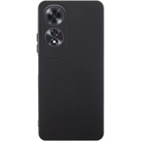 Чехол-силикон GETMAN Liquid Silk Full Camera для Oppo A60 4G, Черный