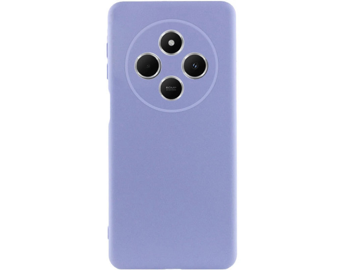 Чохол-силікон Getman Liquid Silk Full Camera Xiaomi Redmi 14C Lilac