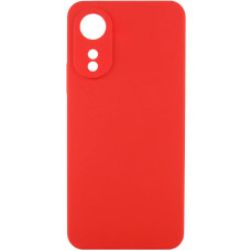 Чехол-силикон GETMAN Liquid Silk Full Camera для Oppo A78 4G, Красный