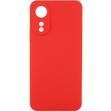 Чехол-силикон GETMAN Liquid Silk Full Camera для Oppo A78 4G, Красный