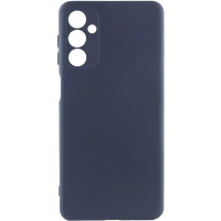Чехол-силикон Getman Liquid Silk Full Camera Samsung Galaxy A56 5G Темно синий