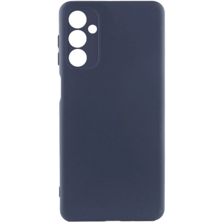 Чехол-силикон Getman Liquid Silk Full Camera Samsung Galaxy A56 5G Темно синий