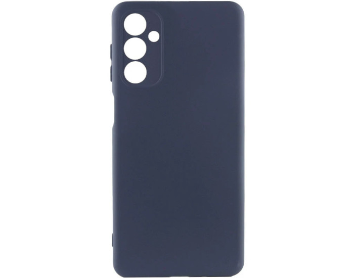 Чохол-силікон Getman Liquid Silk Full Camera Samsung Galaxy A56 5G Темно синій