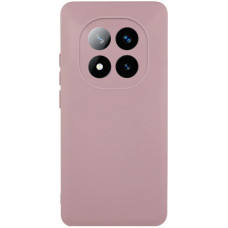 Чехол-силикон Getman Liquid Silk Full Camera Xiaomi Redmi Note 14 Pro 4G, розовый песок