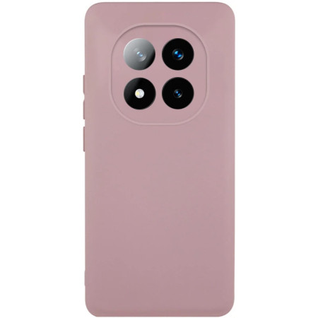 Чехол-силикон Getman Liquid Silk Full Camera Xiaomi Redmi Note 14 Pro 4G, розовый песок