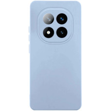 Чехол-силикон Getman Liquid Silk Full Camera Xiaomi Redmi Note 14 Pro 4G, сиренево голубой