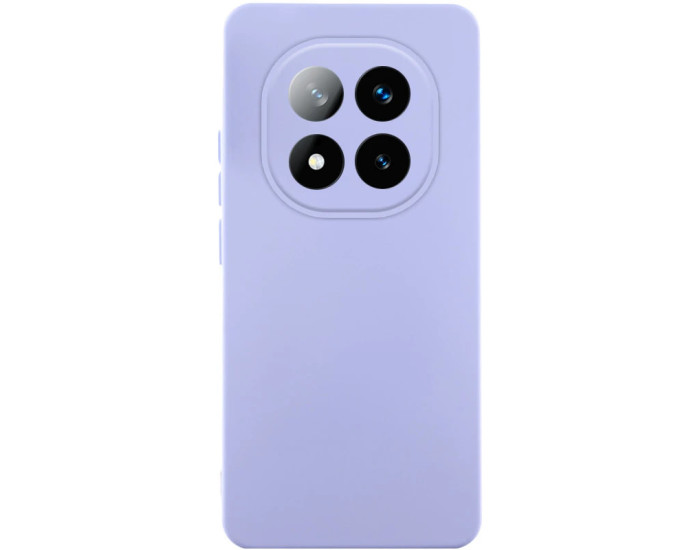Чохол-силікон Getman Liquid Silk Full Camera Xiaomi Redmi Note 14 Pro 4G, бузковий