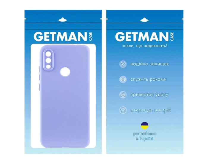 Чохол-силікон Getman Liquid Silk Full Camera Xiaomi Redmi Note 5 Pro, бузковий