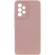 Чехол-силикон Getman Liquid Silk Full Camera Samsung Galaxy A52 (Розовый песок/ Pink Sand)