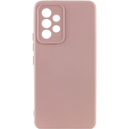 Чехол-силикон Getman Liquid Silk Full Camera Samsung Galaxy A52 (Розовый песок/ Pink Sand)