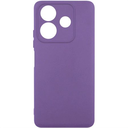 Чехол-силикон Getman Liquid Silk Full Camera Xiaomi Redmi Note 14 5G, сиреневый